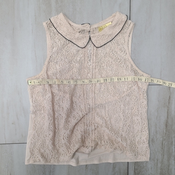 Princess Vera Wang Blush Pink Sleeveless shirt - Size Medium - Picture 5 of 5